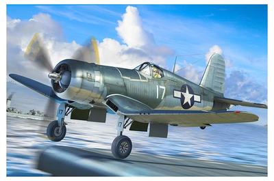 Hobby Boss Серия самолетов в масштабе 1/48 США. Пластиковая модель F4U-1A Corsair 80383 (Предварительно окрашенный)