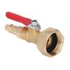 Brass Winterize Blowout Adapter 14in Male Quick Connector 34in Male GHT Thread Garden Irrigation