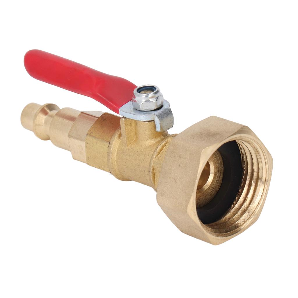 Brass Winterize Blowout Adapter 14in Male Quick Connector 34in Male GHT Thread Garden Irrigation