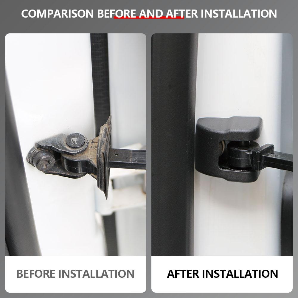 4 шт. Ограничитель двери автомобиля, крышка-стопор для Peugeot 2008 3008 4008 5008 508 208 E208 E2008 Аксессуары Стайлинг Аксессуары Наклейка Чехол