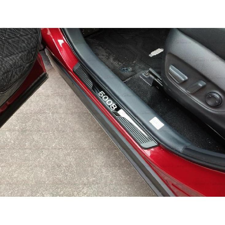 Для Peugeot 5008 Автоаксессуары Защитная накладка на порог Наклейка Отделка 20