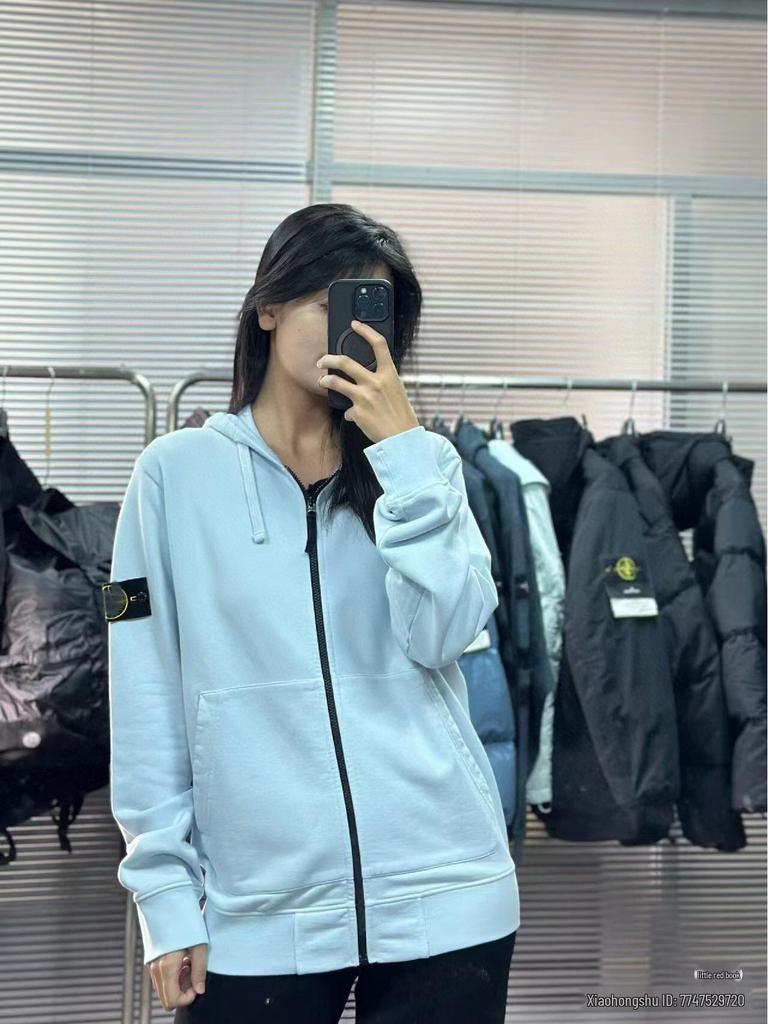 Обновленная унисекс толстовка с камнями: Осенне-зимняя однотонная куртка-толстовка на молнии в стиле бейсбольной куртки с нашивкой на рукаве и значком.