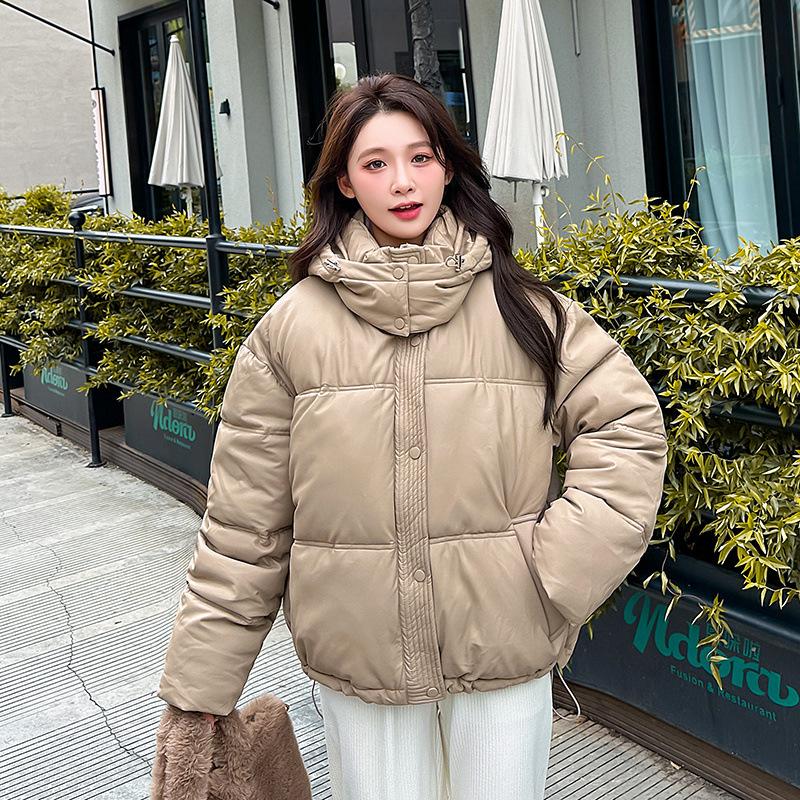 Зимняя хлопковая куртка с капюшоном для женщин, теплая утолщенная стеганая куртка, модная зимняя одежда 2025, новая хлопковая куртка высокого класса