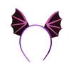 Shiny Bat Wing Hair Hoop Evil Horn Evil Hair Bands Funny Halloween Headband  Cosplay