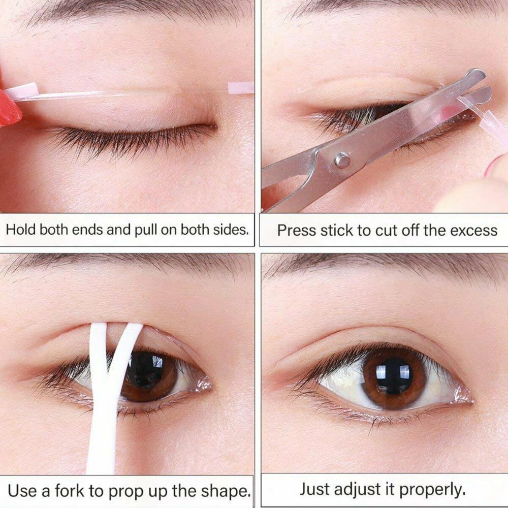 Double Sided Invisible Adhesive Strips Big Eyes Double Eyelid Tape Eyelid Stickers Makeup Tools