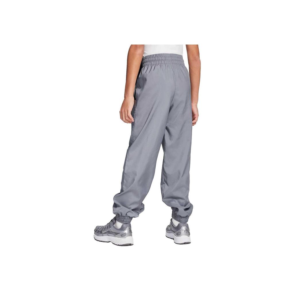 Nike Дышащие Удобные Легкие Приятные к коже Брюки Детские штаны Дымчато-серый Белый HF8141-084