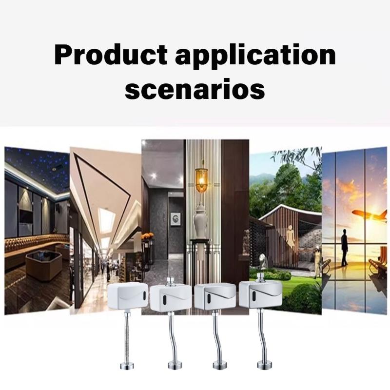 Touchless Automatic Urinal with Accuracy Flushing Control Modern ABS Small Space Saving Structure for Home Commercial