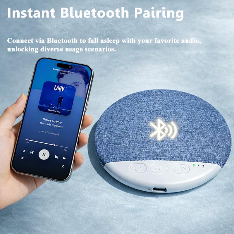 Mini Sleeping Bluetooth Speaker Nature Sound White Noise Soundbar Wireless  MP3 Music Player Ultra Thin Timed Shutdown Audio Pla