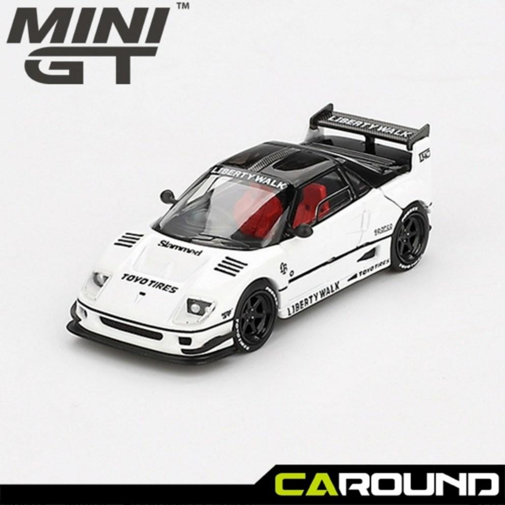 Мини ГТ (953) 1:64 Mazda AZ-1 Liberty Walk LB40 Белый литой модель - Tokyo Auto Salon 2024 (TAS 2024) Издание