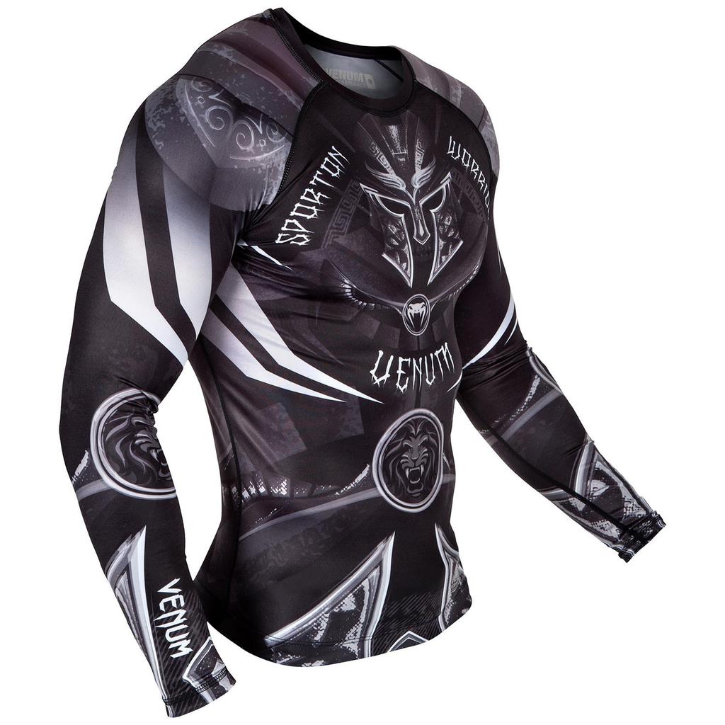 Venum Men's Gladiator 3.0 Long Sleeve Rashguard Black L