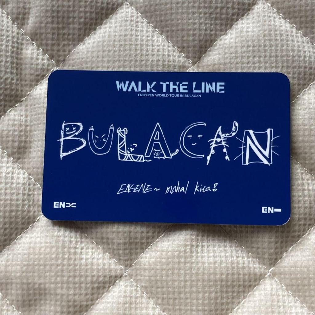 [USED] Sung Hoon ENHYPEN LINE Bulacan Engene Zone Trading Card