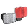 Bicycle Plastic Reflector Taillight Mountain Bike Plastic Reflector Night Front And Rear Warning Taillight
