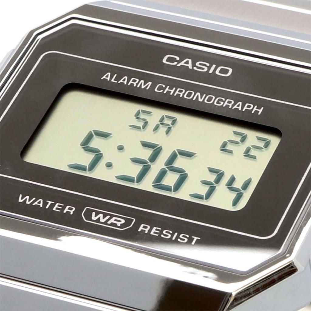 Casio Цифровые часы Винтажная серия Серебристые Женские A700WEV-7A