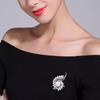 Elegant Floral Brooch, High-end Women's Versatile Pearl Brooch, Personalized Anti-glare Pin
