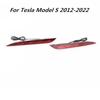 Rear Bumper Brake Light For Tesla Model S 2012-2024 Accessories Reflector Bumper Lamp Running Lights Red Water Turn Signal LED