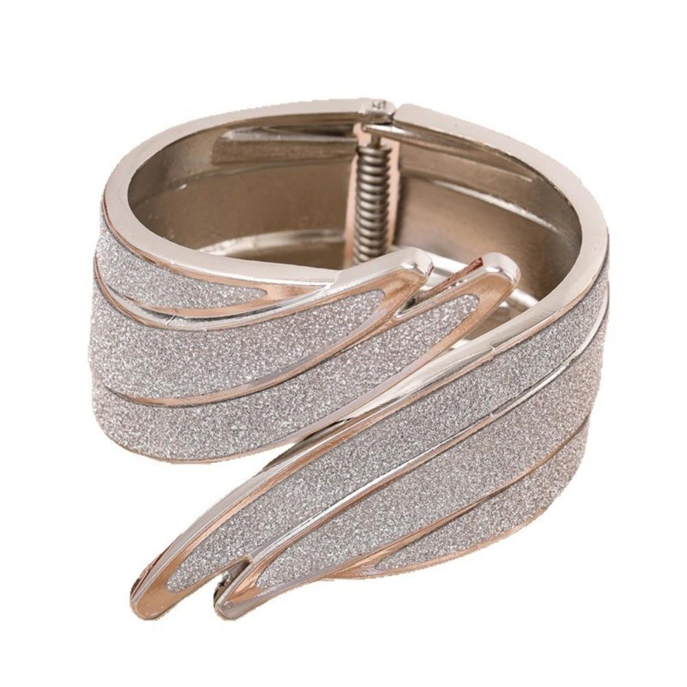 Open Cuff Shiny Hand Jewelry Fashionable Metal Cuff Bangles Angel Wings Cuff Bracelet  Girls