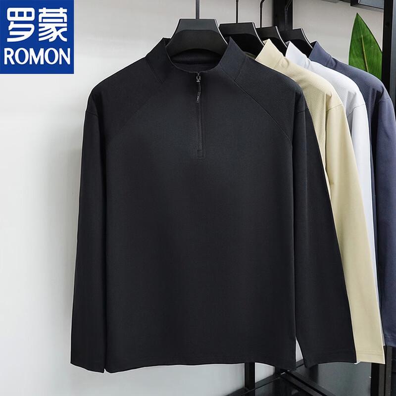 Romon Men's Half-Zip Sports Sweatshirt