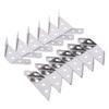 12 PCS Universal Furniture Corner Connectors Stainless Steel Corner Brace for Wood Furniture Drawer Cabinet Table and Chair