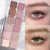 12 Colors Eyeshadow Palette Matte Eye Shadow Makeup Nude Color Eye Pigment Lasting Eyes Makeup Cosmetics