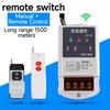315MHz wireless remote control switch AC220V 380V high power 1000W 1KM 3KM long distance relay receiver, wireless remote control