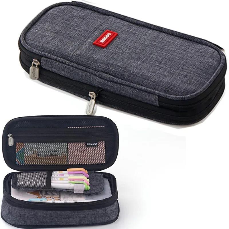 1 шт./компл. Kawaii пеналы большой емкости пенал держатель коробка для офиса студент канцелярские принадлежности органайзер школьные принадлежности