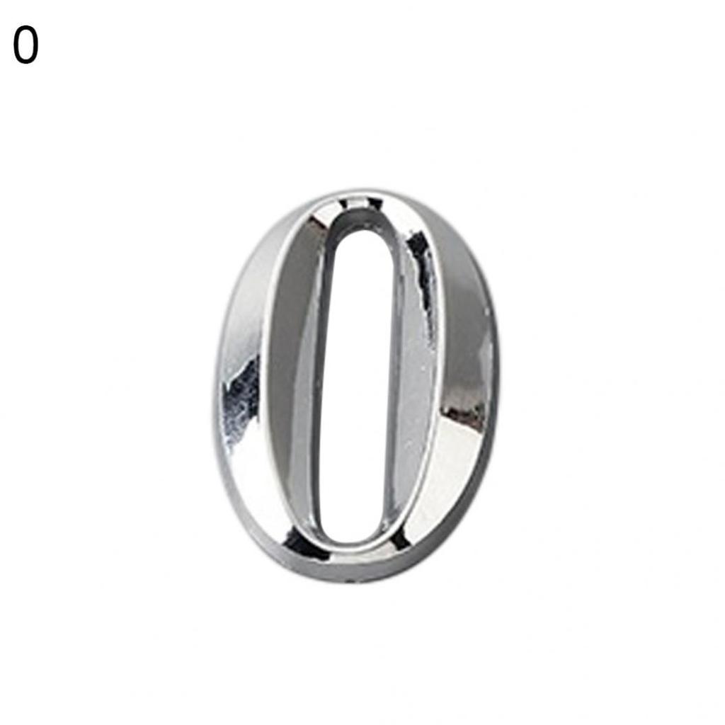 Блестящий номерной знак на дверь