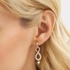 Swarovski Серьги-гвоздики «Бесконечная любовь» Женские серьги Розовое золото 5512625