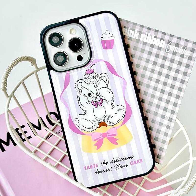 Zhitai Милый эпоксидный чехол для iPhone 12/13 Pro/Pro Max/14/15 Pro