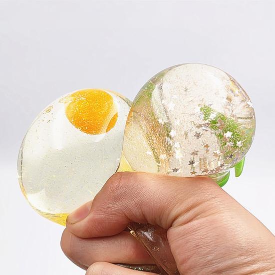 1/2/4 шт. Прозрачные игрушки в виде паровых булочек, игрушка для снятия стресса, медленно поднимающиеся маленькие пельмени, сенсорная игрушка для расслабления рук, мягкий шарик из теста, игрушка-антистресс.
