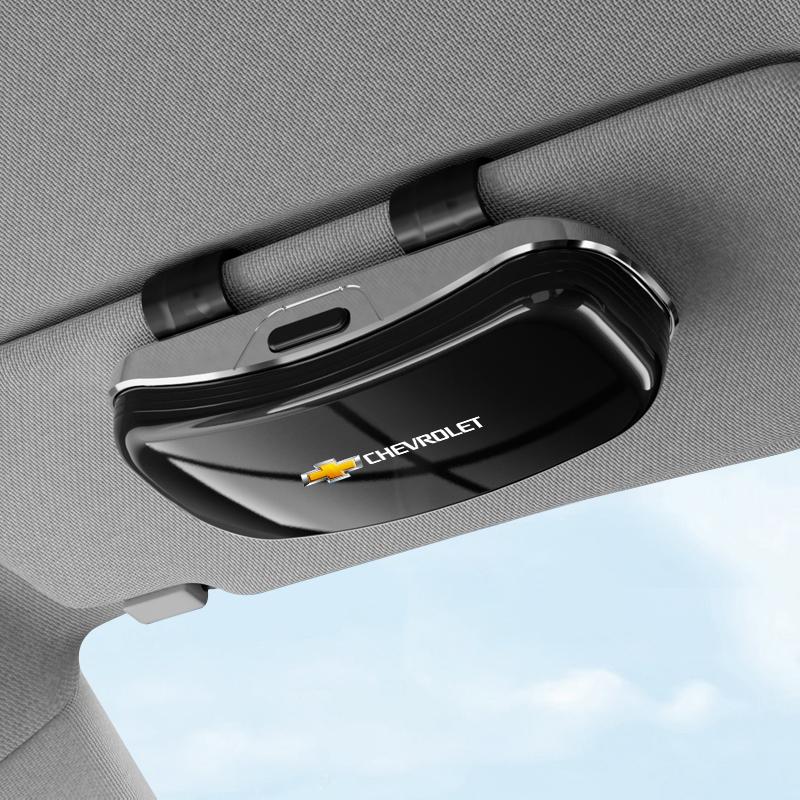 Car Glasses Clip Sunglasses Box Genesis Sun Visor Eyeglasses Card Ticket Holder For Chevrolet CRUZE Spark Captiva Epica SS Onix