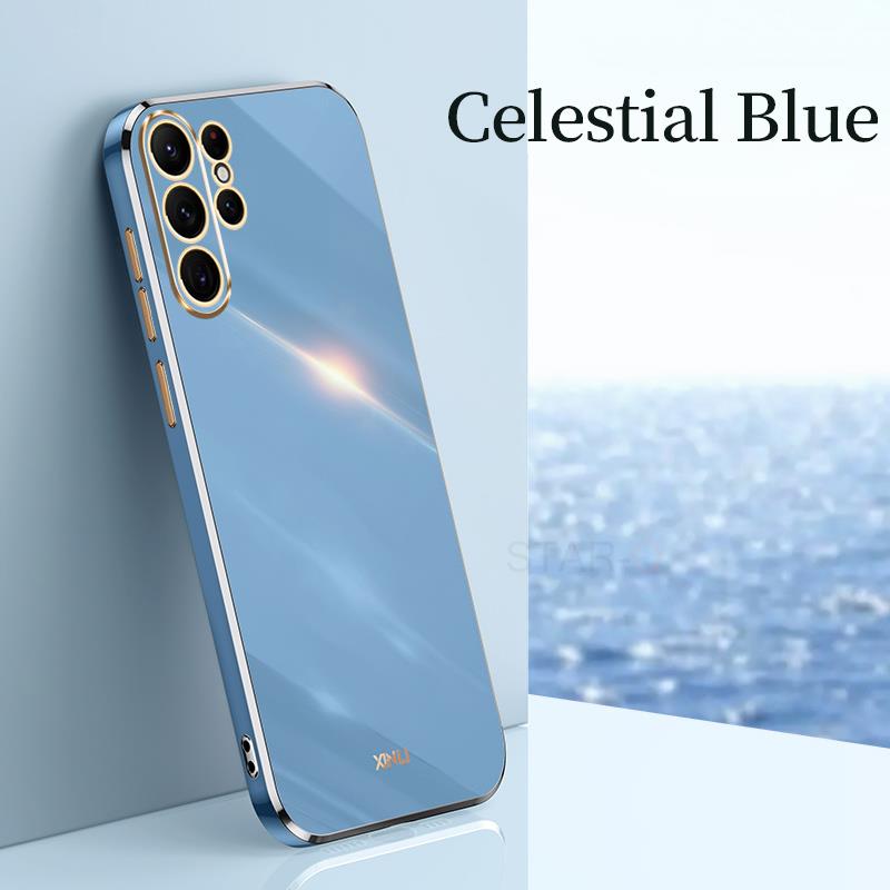 S 23 22 21 Роскошный чехол-держатель с кольцом для Samsung Galaxy S23 Ultra S22 Plus S21 S20 Fe силиконовая задняя крышка-подставка S23ultra