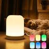 LED Night Light USB Wireless Charging Bedside Touch Colorful Atmosphere Remote Control Lamps Bedroom Living Room Table Lamps