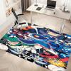 1pc Cartoon Rockman Game Megaman1 Print Area Rug - Soft, Washable Non-Slip Indoor Mat, Living Room, Home Office Decorative Rug,Office Decorative