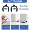 4Pcs Brake-operated Self Adhesive Caster,Heavy Duty 5 Beads Load-bearing,Universal 360° Rotating Wheel,No Noise Furniture Pulley