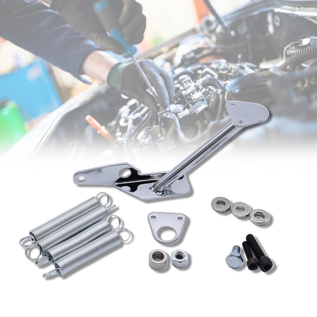Для двигателей SBC-BBC 302 350 Chrome-Throttle Return Spring Bracket & Dual Springs Kit Сменные аксессуары