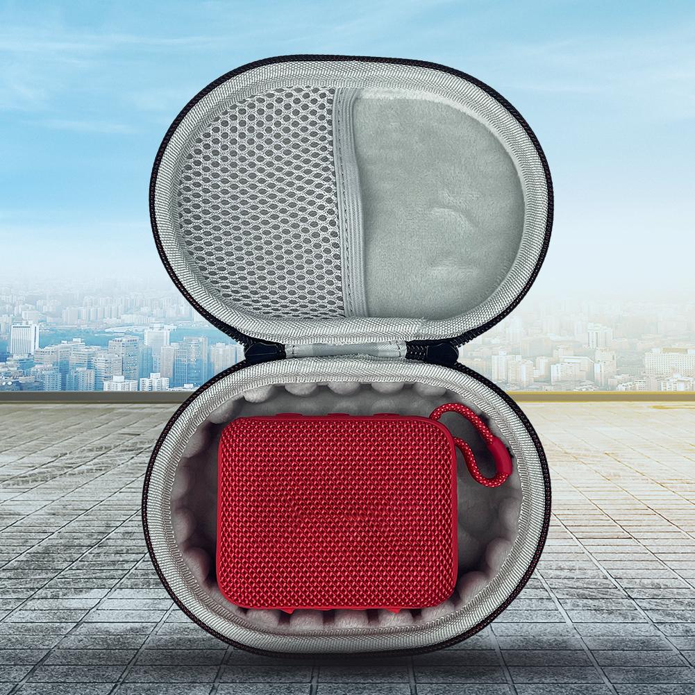 Жесткий чехол для беспроводной Bluetooth-колонки JBL Go 4, противоударная, устойчивая к царапинам дорожная защитная сумка с ручным шнурком и карабином