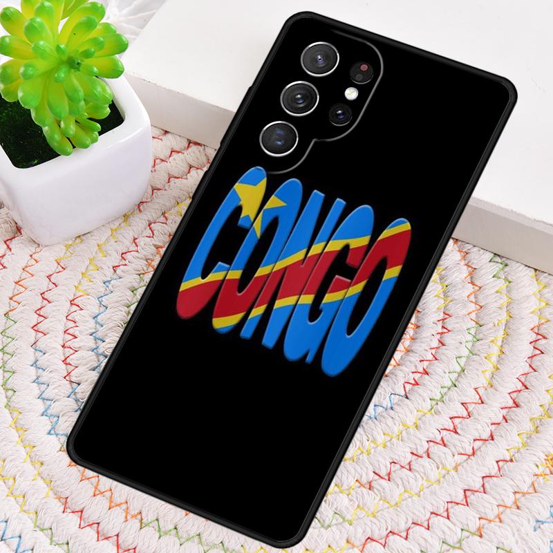 Мягкий чехол для телефона с флагом Конго для Samsung Galaxy note 10 pro S26 Ultra S23 S24 FE S25 S21 S22 PLUS противоударный