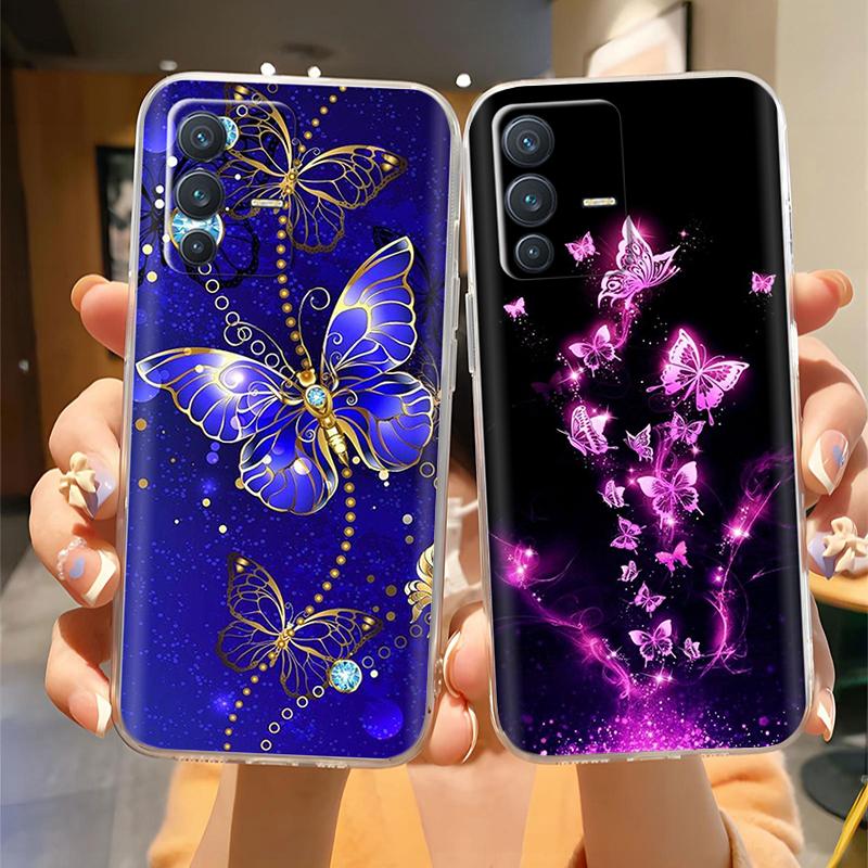 Чехол для Vivo V23 5G Чехол Vivo V23e Мягкий силиконовый чехол Полное покрытие ТПУ Чехол для телефона Для Vivo V23 Pro V 23 e VivoV23 5G V2130 V2132
