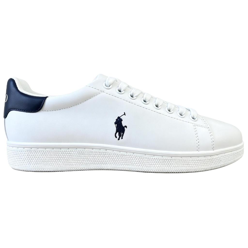 Кеды Polo Ralph Lauren Низкие Кожаные На Шнуровке Мужские кеды Белые 816882553001