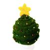 Festive Knitted Parent-Child Hats: Western Christmas Tree Star Design
