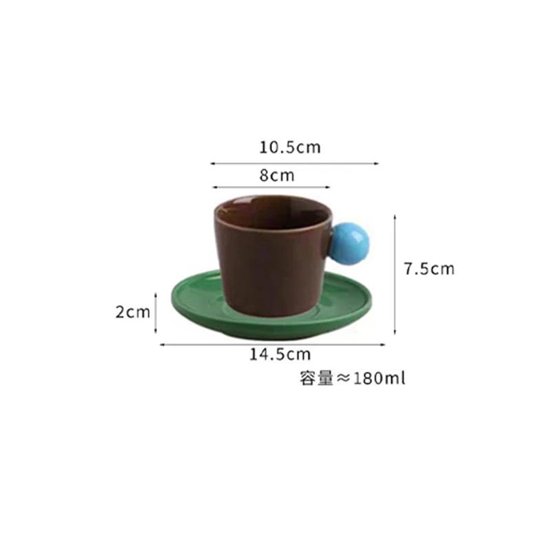 Творческий современный стиль керамические кофейные чашки для дома интересные и изысканные пары стаканов для воды высокого класса уникальные рождественские подарки