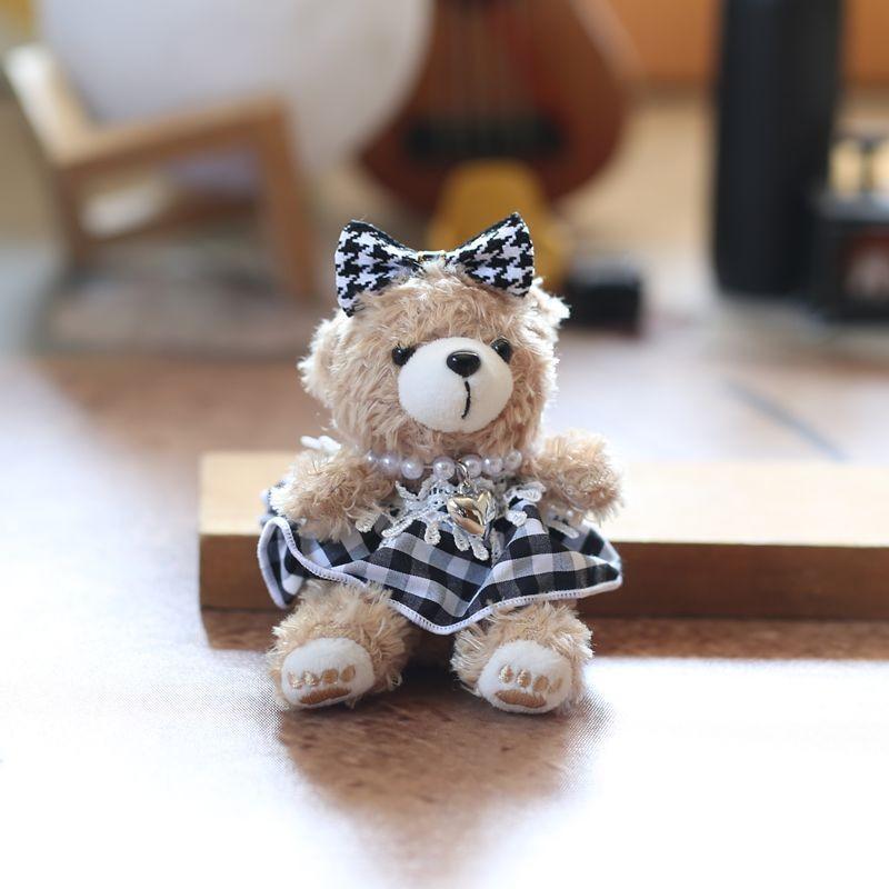 Плюшевый кулон Шэллимей-медведь из мягкого ПП-хлопка, брелок-медведь, подарок