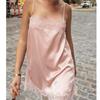 Vintage Sexy Floral Lace Satin Patchwork Camisole for Women Boho y2k Solid Sleeveless Backless Beach Chic Tops Cropped