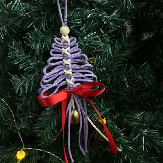 Рождественские украшения Рустикальные поделки в форме рождественской елки с золотыми