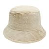 Women's Autumn Winter Imitation Rabbit Fur Fisherman Bucket Hat Sun Protection Warm Padded Plush Basin Design Polyester Material