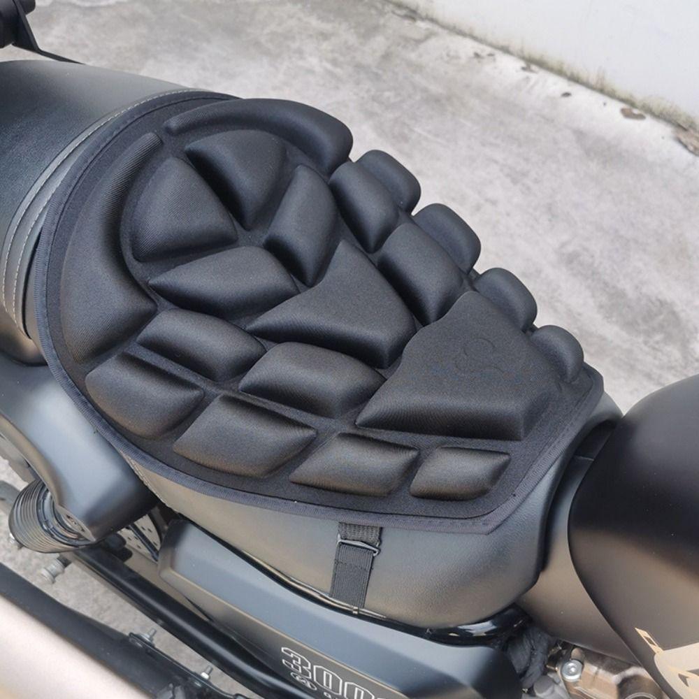 Universal Motorcycle Seat Cover 3D Comfort Air Seat Cushion Cover Motorbike Air Pad Cover Shock Absorption Decompression Saddles