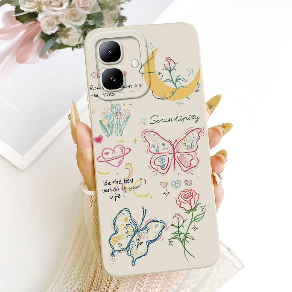 Чехол для телефона Infinix Smart20 X6840 X6840B Чехол для Infinix Smart 20 Роскошный Модный Милый Мультяшный Забавный Расписной Силиконовый Корпус