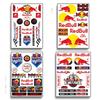 Наклейки для мотоцикла, наклейки спонсорских мероприятий Red Bull, пластиковый шлем, кузов автомобиля, самодельные водостойкие декоративные наклейки от солнца на бак