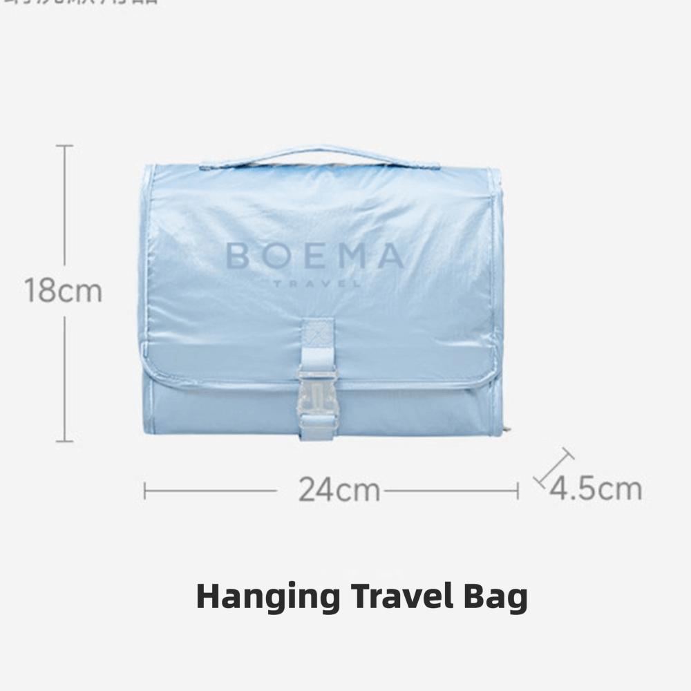 Large Capacity Cosmetic Wash Organizer Multi-Compartment Hanging Toiletry Bag Travel Essentials