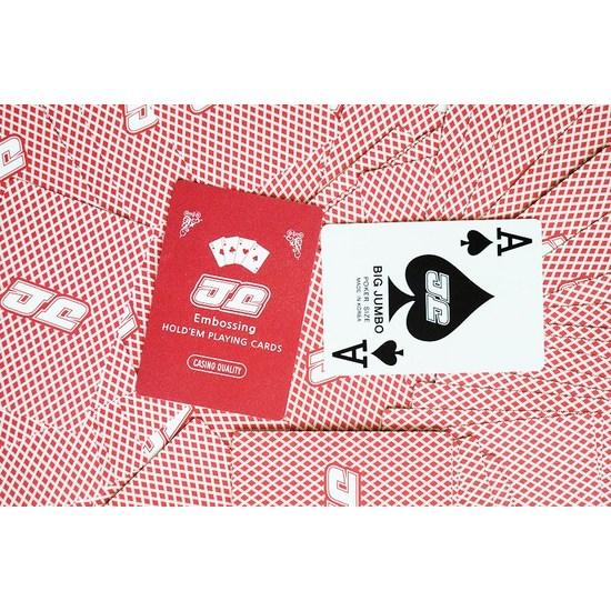 Hooni Gamble Jumbo Index Large Letter JJ Grid Pattern Hold'em Playing Card Dozen Box 12P, популярная корейская игра